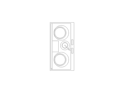 厨房设施 工装厨房图块灶具图块图块