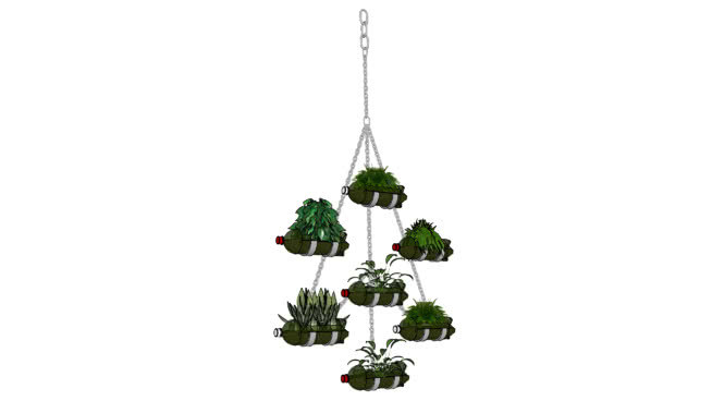 塑料瓶装植物 其他 饰品 项链 画 绳索