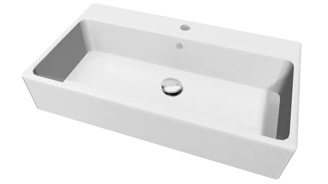 IKEA Yddingen sink (low poly) 盆 盒子 洗脸盆 电开关 卷笔刀