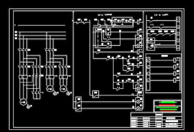 电器线路设计-常用CAD图库 建筑电气