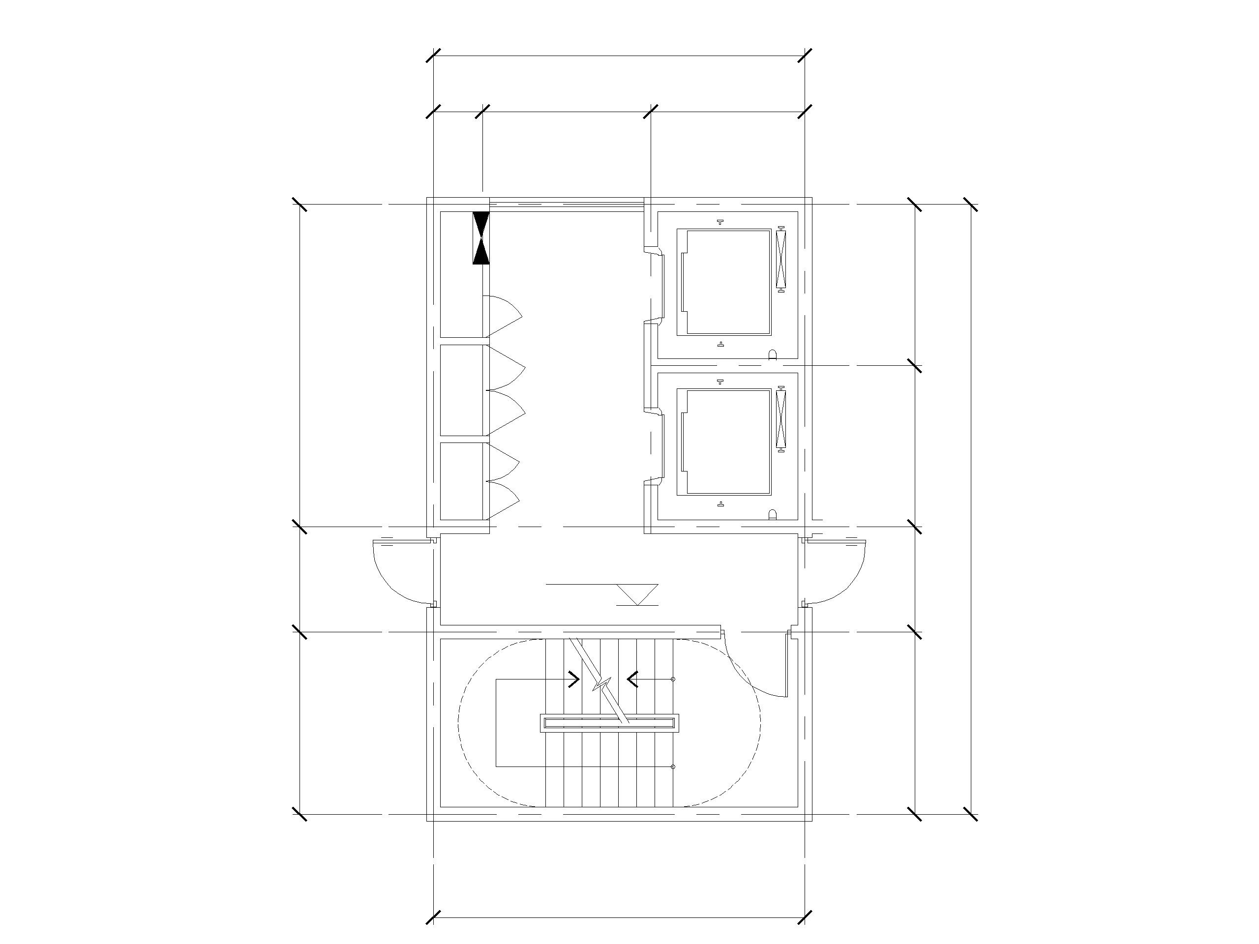 标准层核心筒大样图(标准化文件) 建筑通用节点