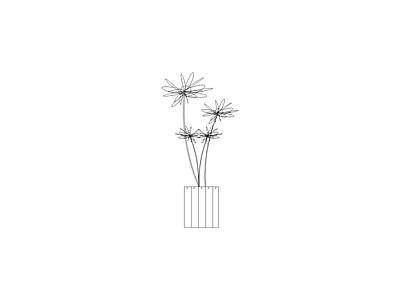花 花瓶花卉绿植装饰摆件图块