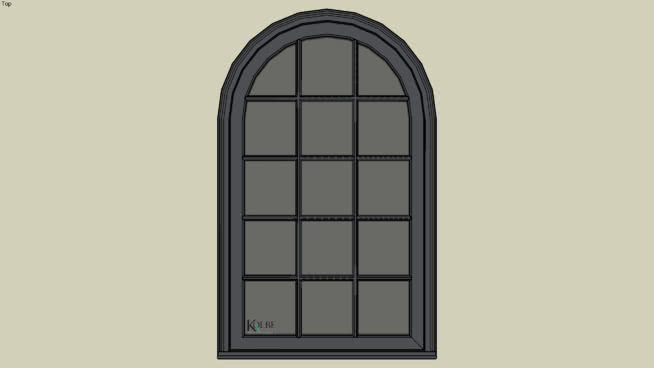 科尔比超半圆顶壳Kue15HC（F.S. 3’-0’x 5’-0”Ro O 3’-0 1/2“x 5’-0 1/2” 纱 圆顶 监狱