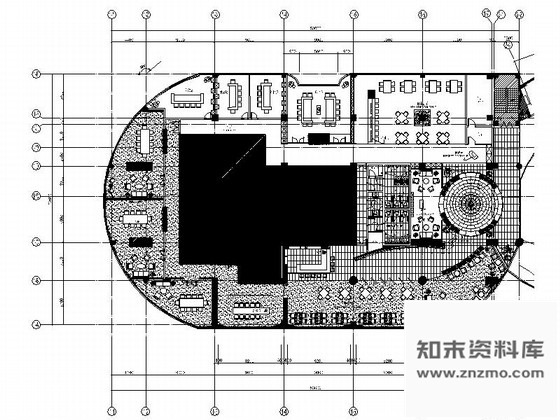 施工图福建国际游艇会所西餐厅装修施工图含效果