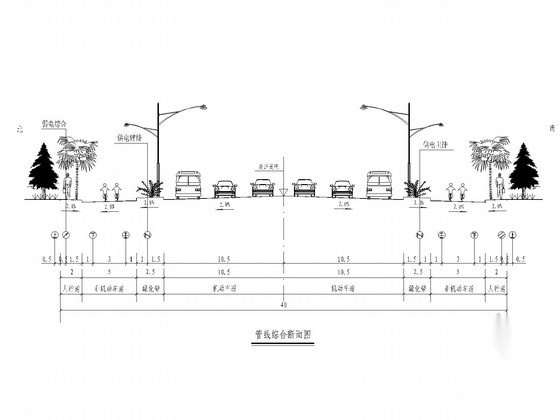 [安徽]800米II级市政道路排水施工图纸（含结构配筋 箱涵... 市政给排水 给排水图