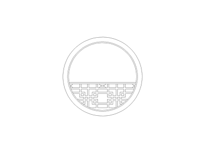 窗 中式家具图块
