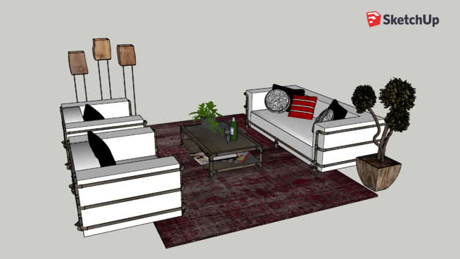 Industrial living sofa 书 沙发 室外 家具 钞票