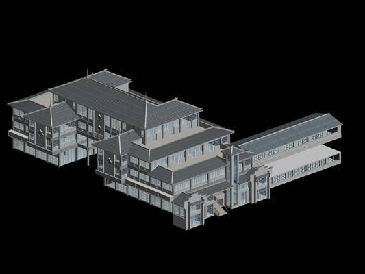 户外中式古建筑20