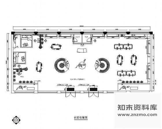 施工图杭州某时尚服装店装修图