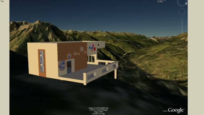 航空山屋 屋 明信片 显示器 相框 公路