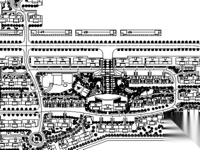 [安徽]某居住区景观设计工程施工图 居住区景观