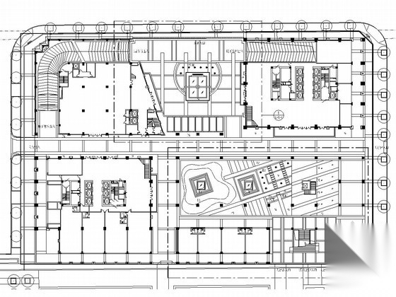 [宁波]办公内庭景观规划设计方案整套施工图纸