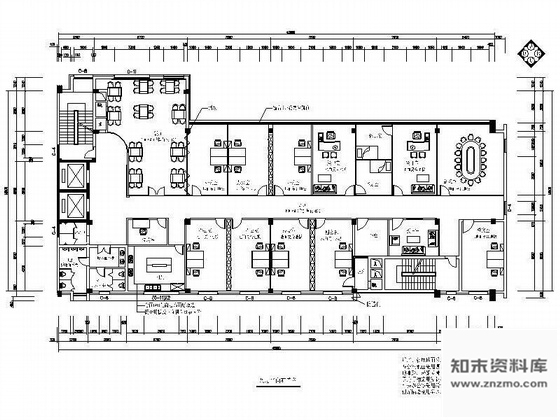 施工图办公楼室内装饰工程图