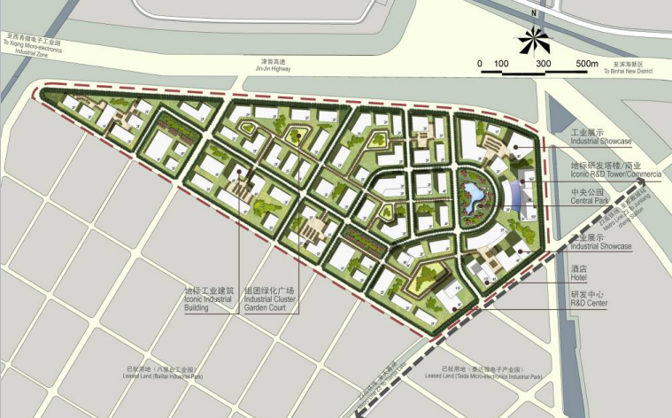 津南区津晋公路沿线工业园区规划与城市设计