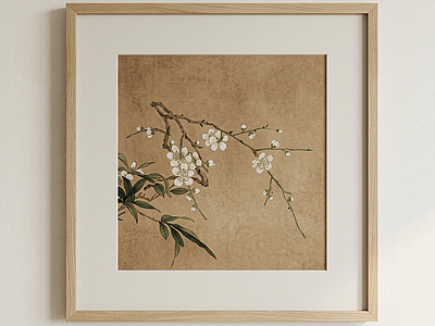 设计感花鸟挂画（大）挂画
