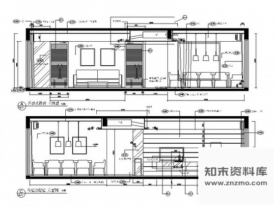 图块/节点现代装修客厅主立面图