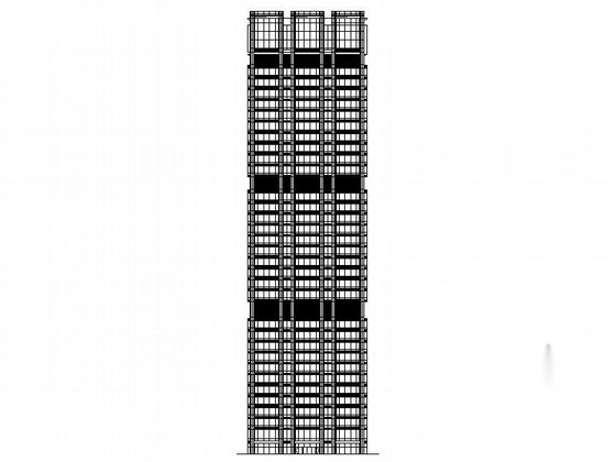 [北京]知名地产大型超高层商业广场建筑全套施工图（含...