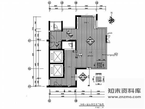 施工图长沙东塘商圈区高档尊贵国际公寓设计装修施工图含方案