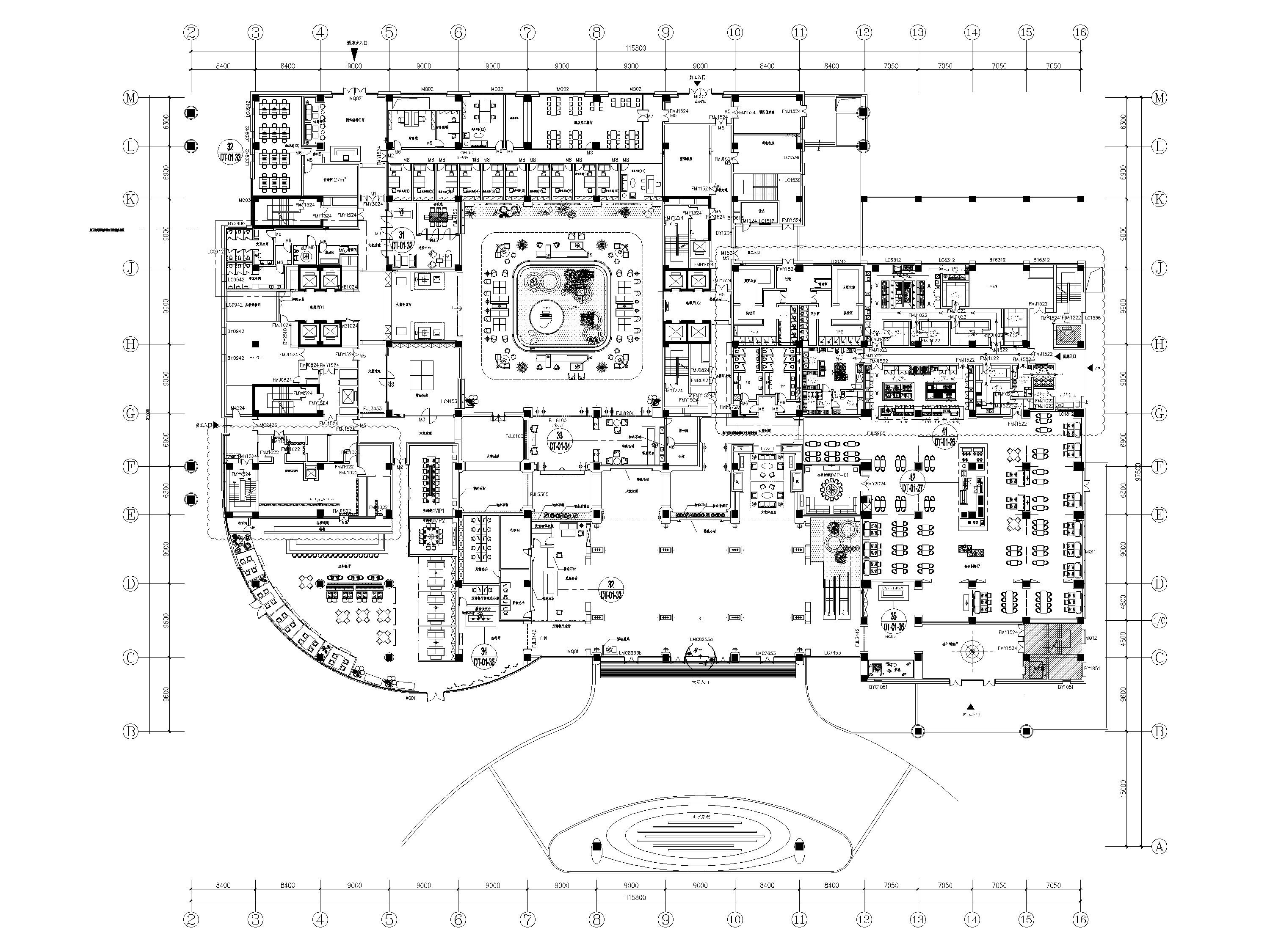 [重庆]江北旅客机场酒店装修设计全套施工图