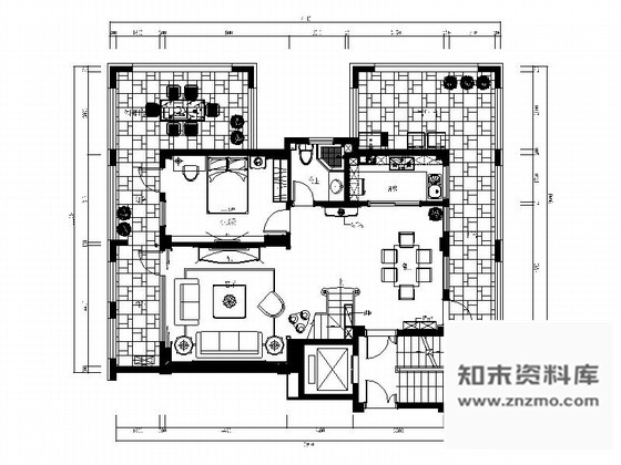 施工图福州高端社区三层别墅欧式风格室内设计施工图含效果图