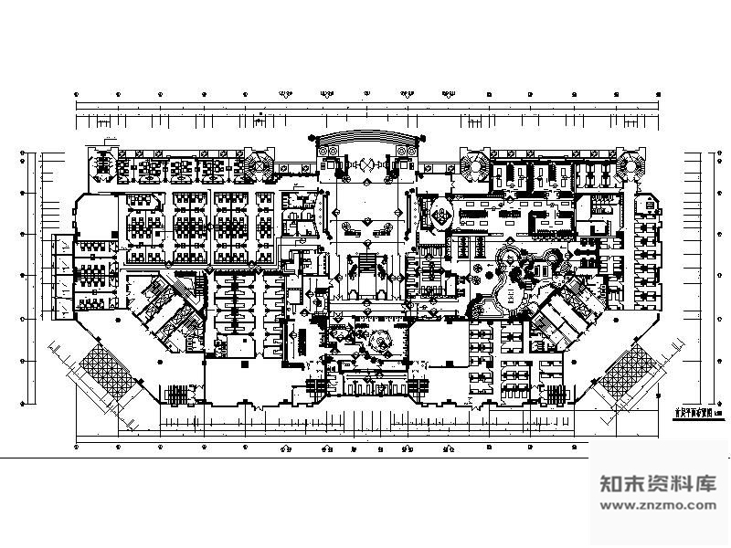 施工图南昌某大型桑拿浴会所装修图(含效果)