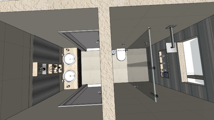 家居卫生间 草图大师模型