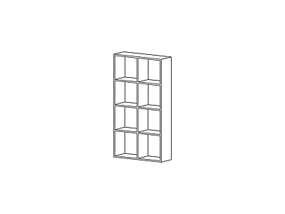柜子 图书馆柜书架书柜陈列架木制家具