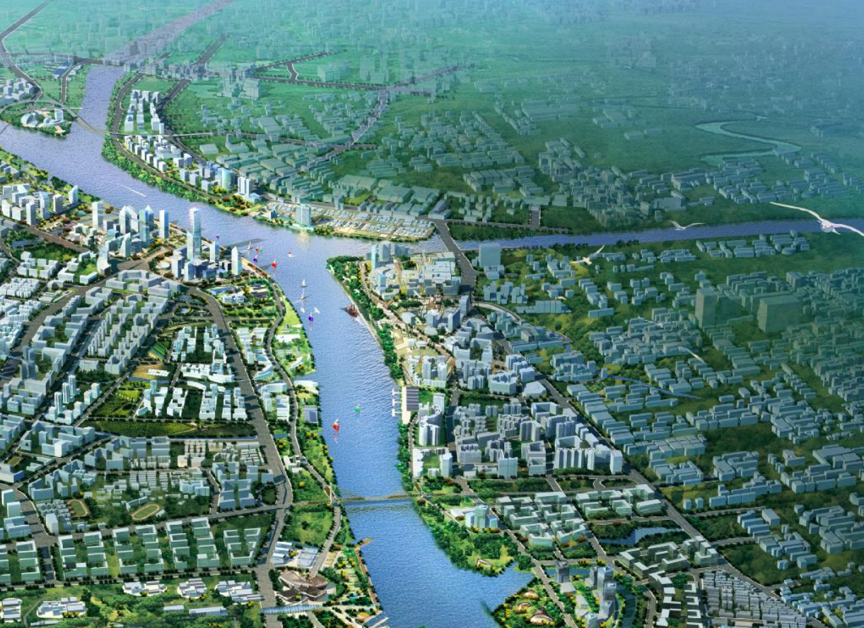 [广东]广州白鹅潭地区滨水活力生活区城市设计方案（广... 规划设计