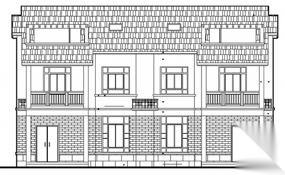 当阳市 某社会主义新农村民居住宅楼套图 5套  自建房