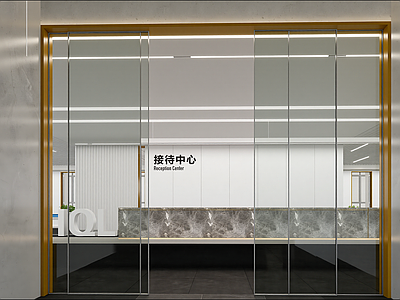 现代办公走廊