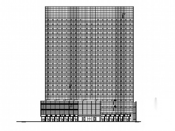 [深圳]某二十二层高层商业办公综合楼建筑施工图