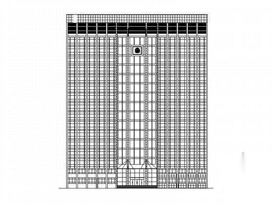 内蒙古某公安局办公大楼（高层）建筑设计施工图