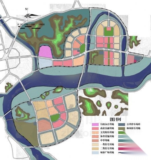 浙江县城东区规划设计方案 景观