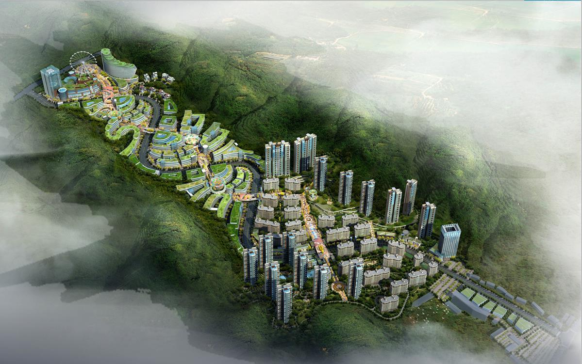 [陕西]错落高层塔楼式城市综合体建筑设计方案文本 规划设计