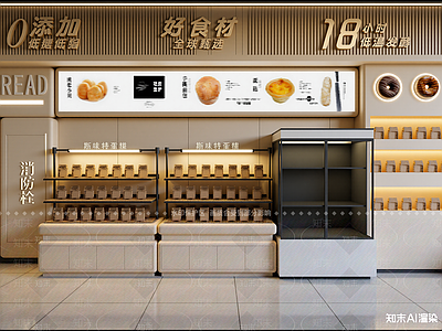 现代面包店