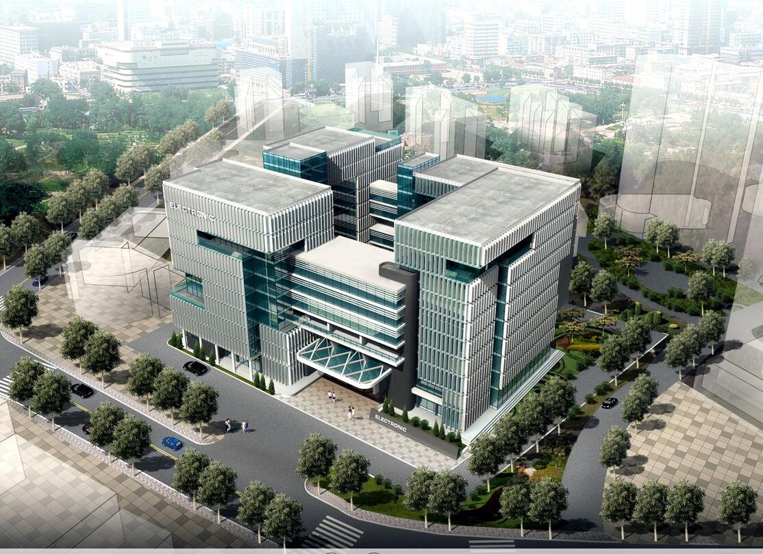 [福建]十层现代风格高层行政办公楼建筑方案文本（PPT+J...