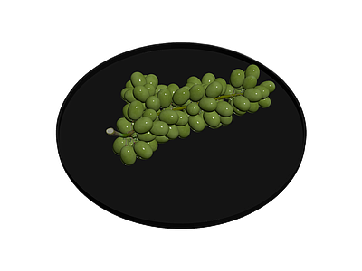 绿色葡萄串模型