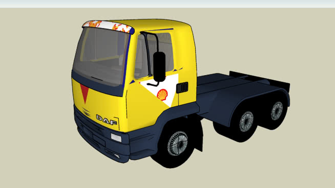 赛车卡车DAF壳 拖车 小型皮卡 吉普车 大型拖车