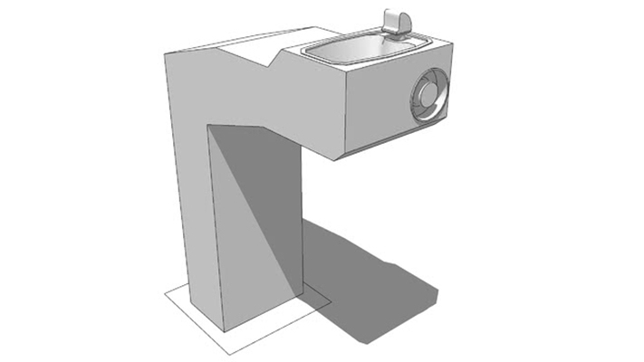 饮水机 草图大师模型