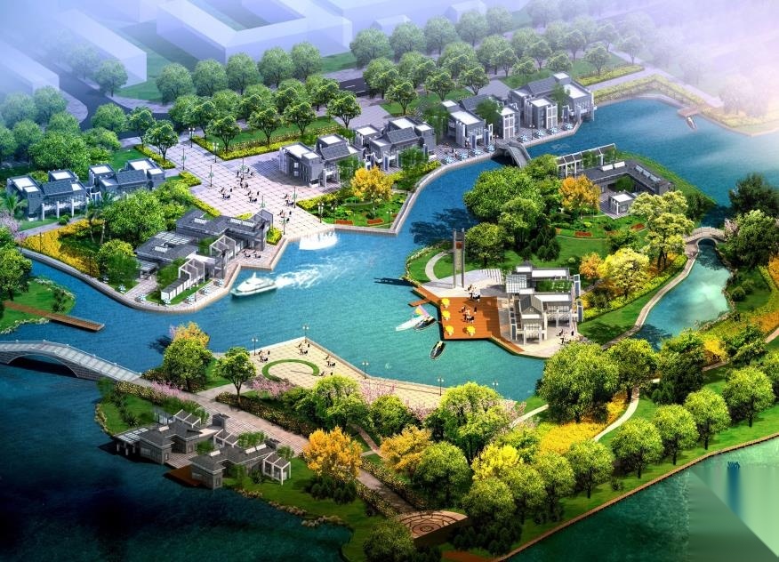 [江西]南昌朝阳新城滨湖地区景观规划设计方案文本（体育... 景观 城市规划