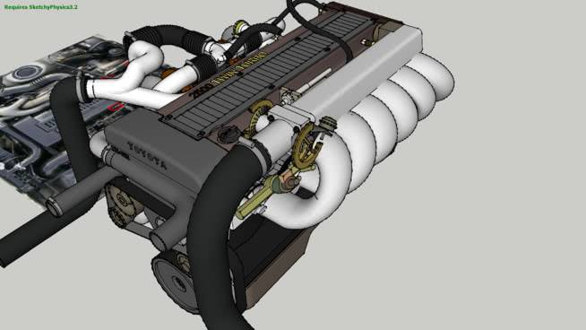 1JZ-GTE发动机（要求速写3.2） 步枪 突击步枪 机械 望远镜 机器