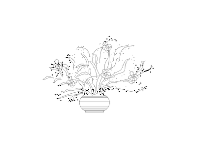 花 花瓶花卉绿植装饰摆件图块