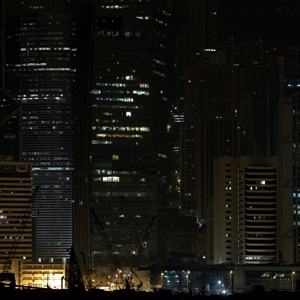 室外建筑夜景玻璃贴图24