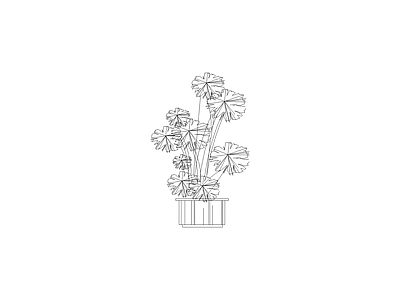 种绿植盆栽图块 植物