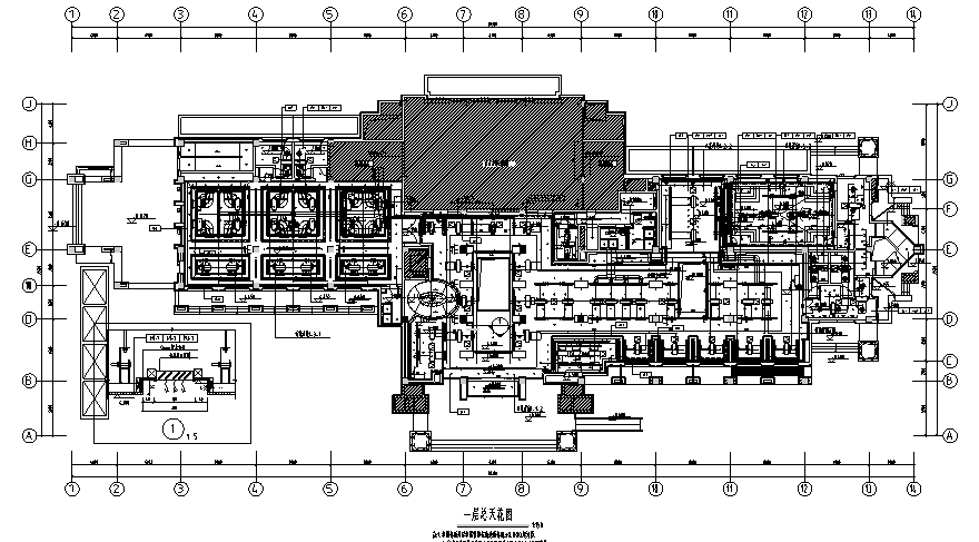 亿城西山华府会所空间设计施工图（附效果图）