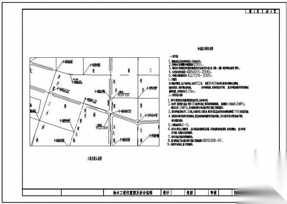 [郑州]某市政给水管道工程图纸 市政给排水