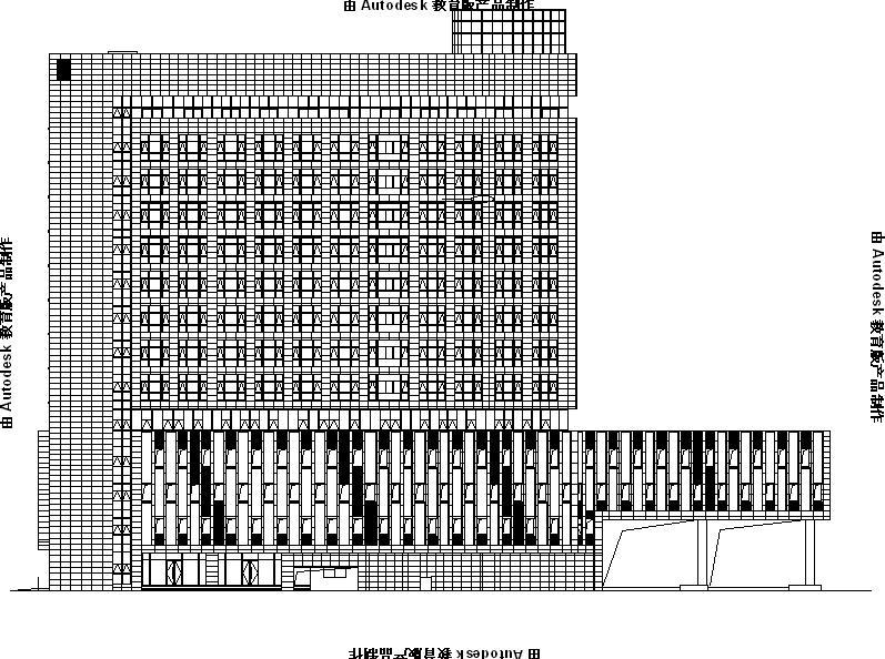 [浙江]高层连廊式综合型办公楼幕墙工程施工图