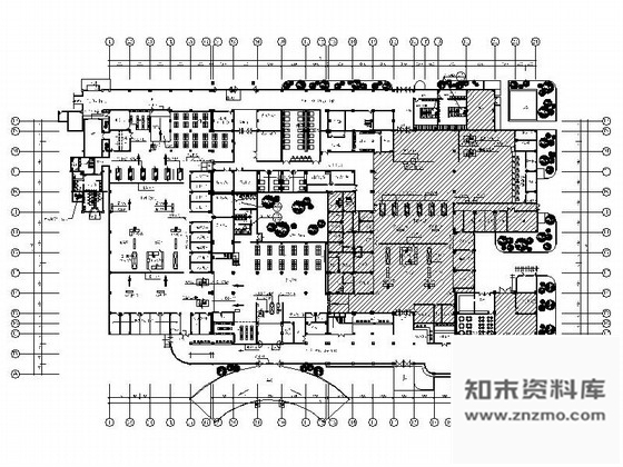 施工图福州沿海城市现代风格客运站室内装修施工图含效果
