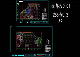 给排水施工图CAD景观图纸 园林景观给排水 给排水图