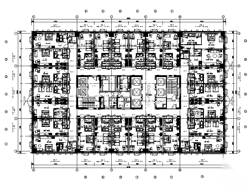 [武汉]时尚大酒店全套CAD设计施工图（实景图）